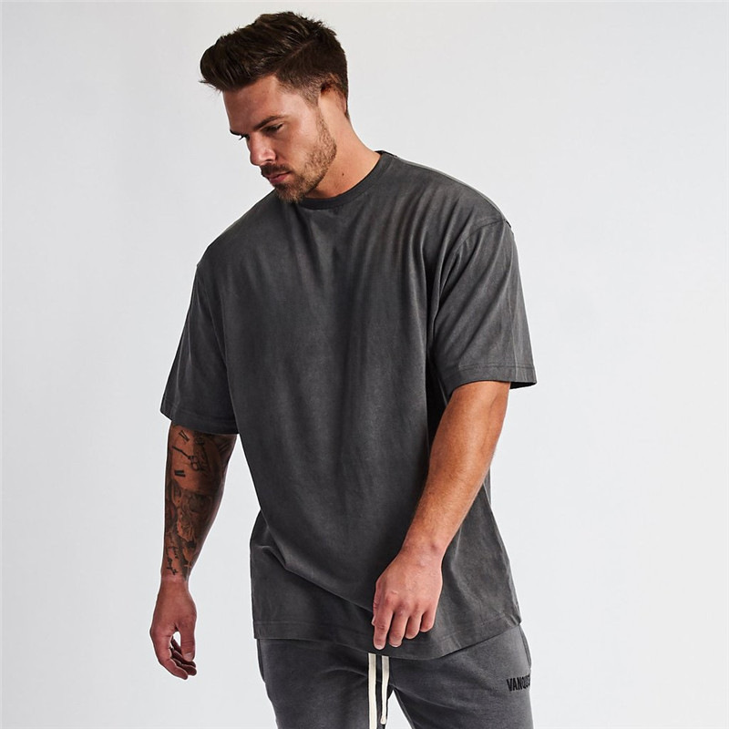 Men's Plus Size Round Neck Half Sleeve T-Shirt