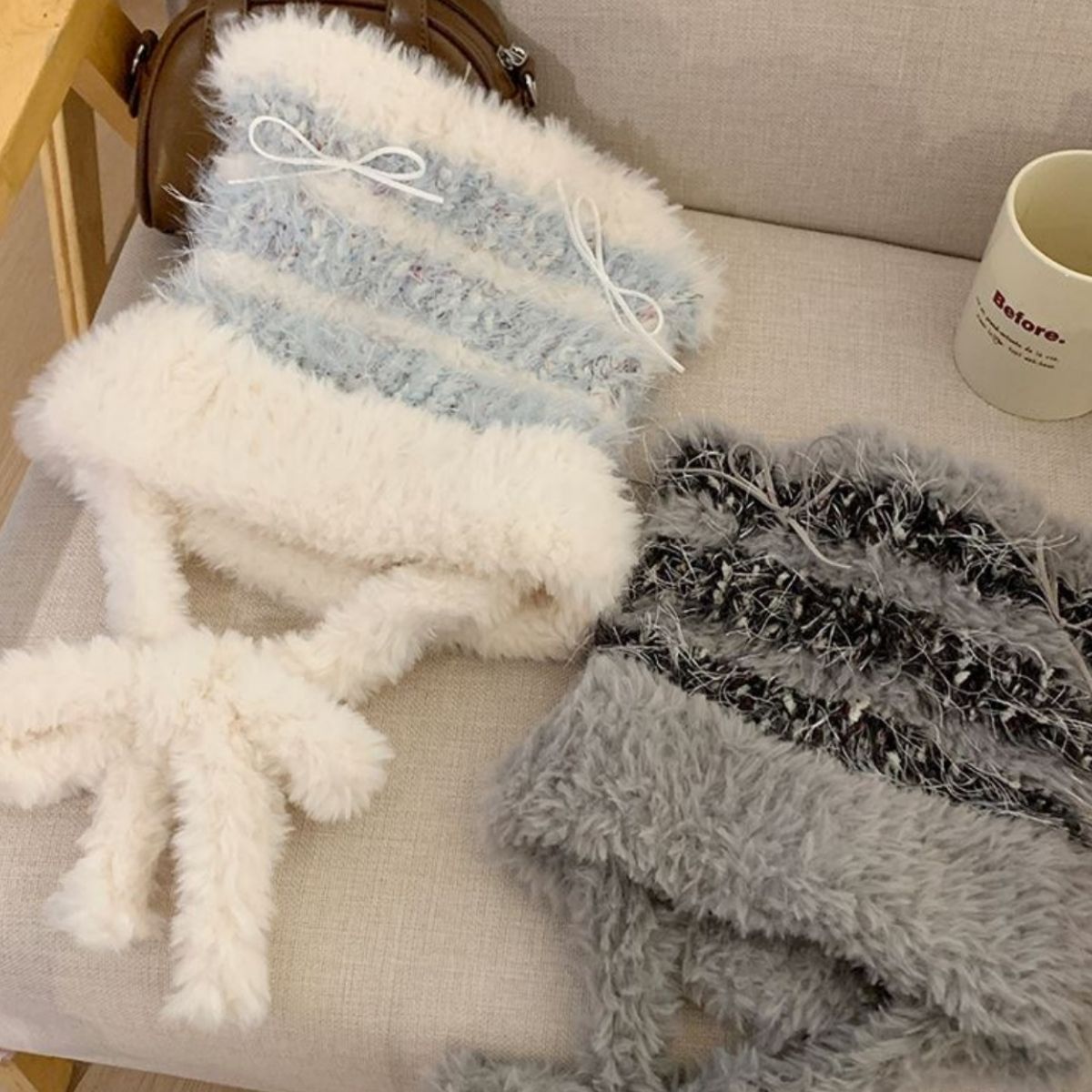 Cute Cat Ear Fluffy Winter Hat