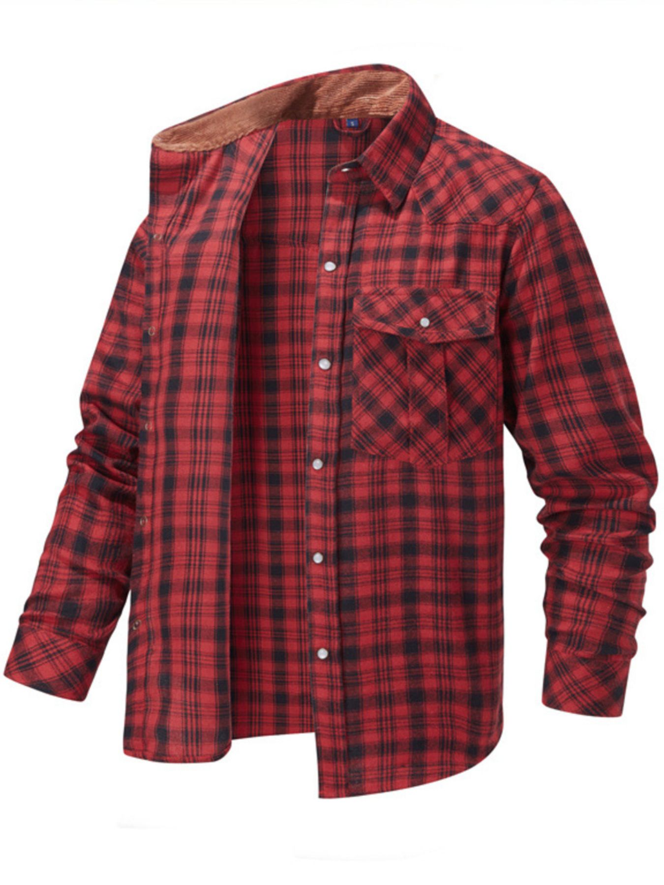 Men's Vintage Plaid Button Up Shirt