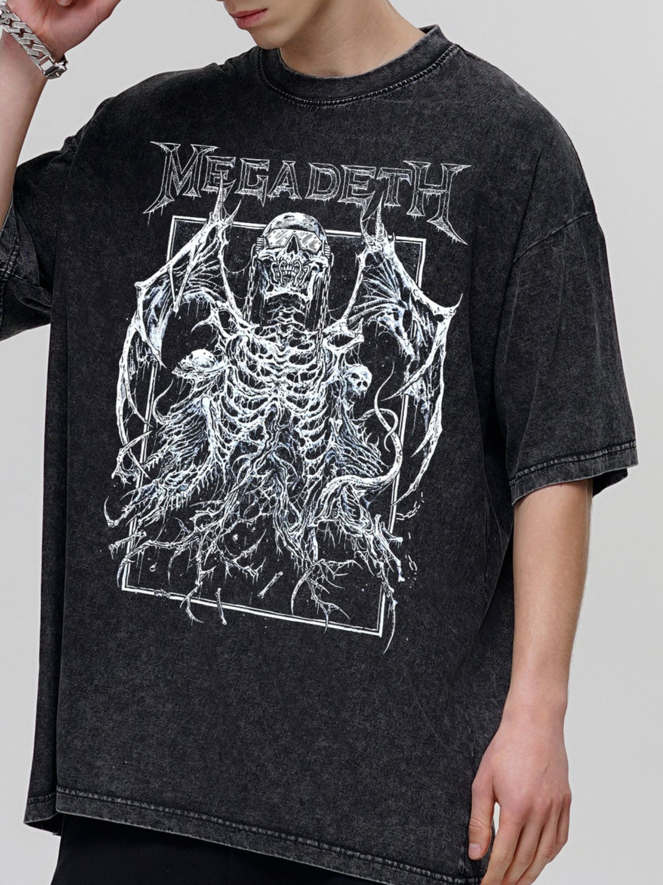 Men's Graphic Vintage Washed T-Shirt