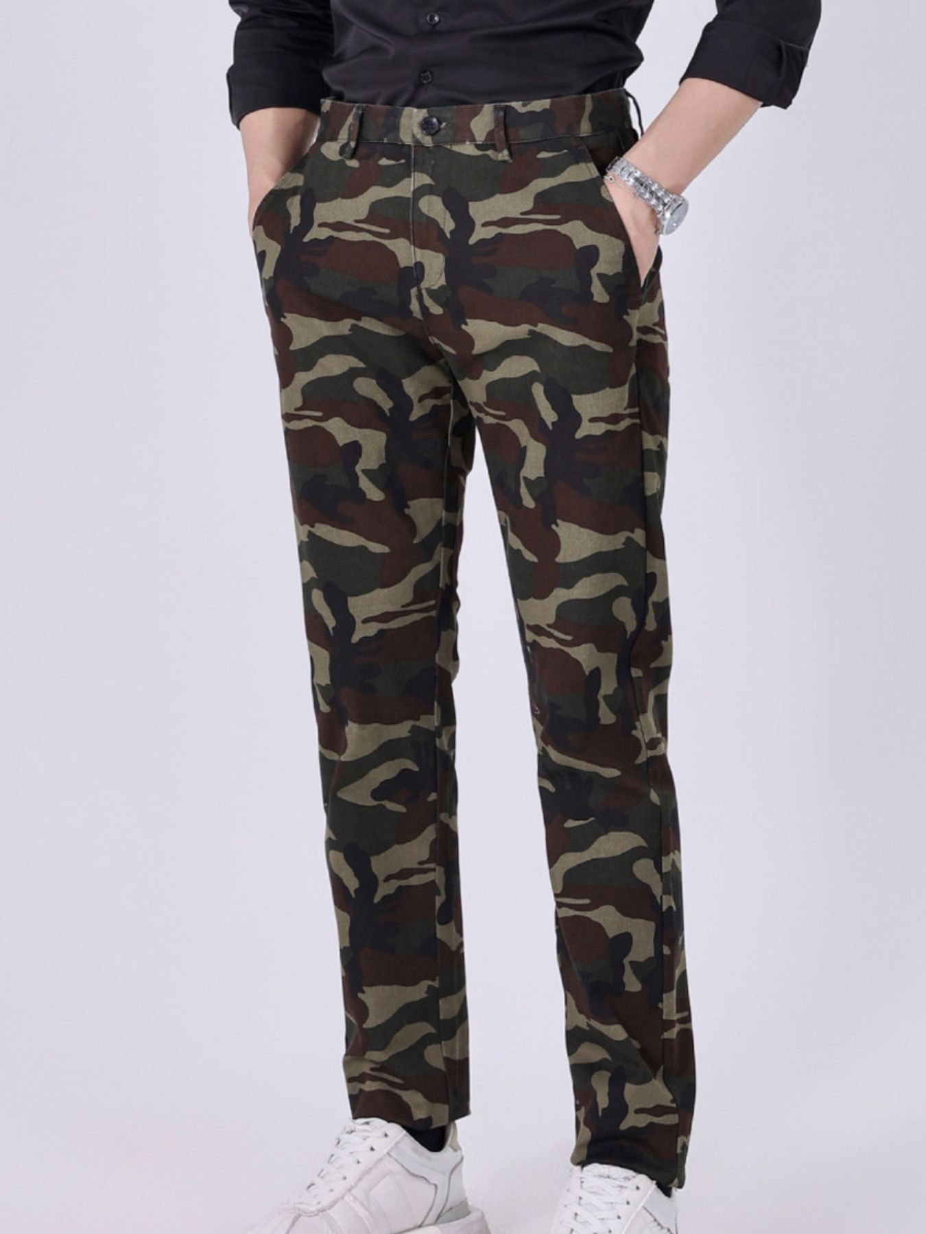Men's Camouflage Slim Fit Pants
