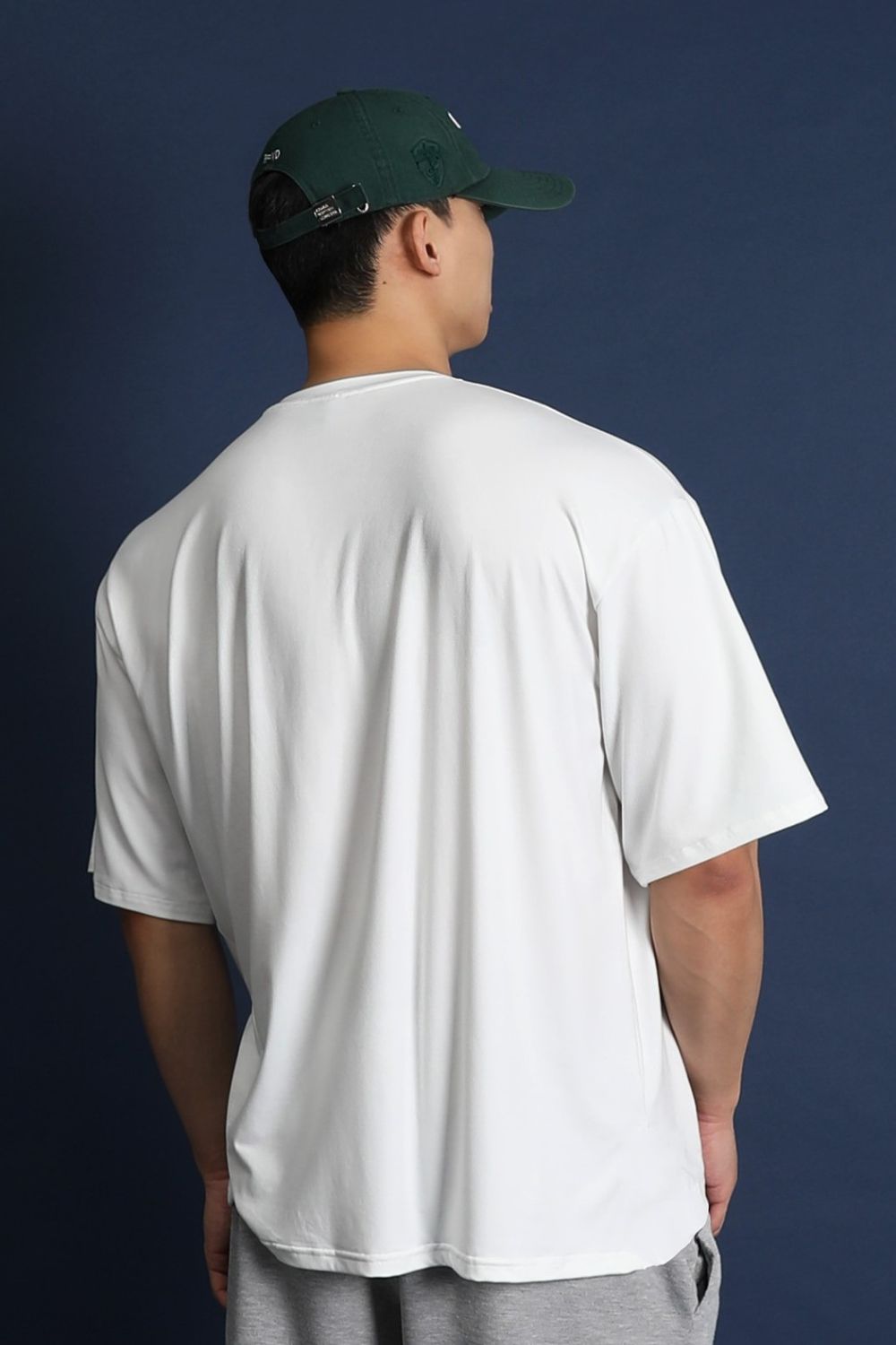 Men's Plus Size Round Neck Half Sleeve T-Shirt