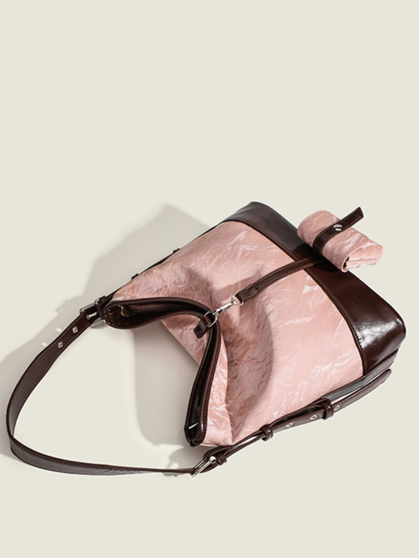 Adjustable Strap Shoulder Bag with Pouch 5