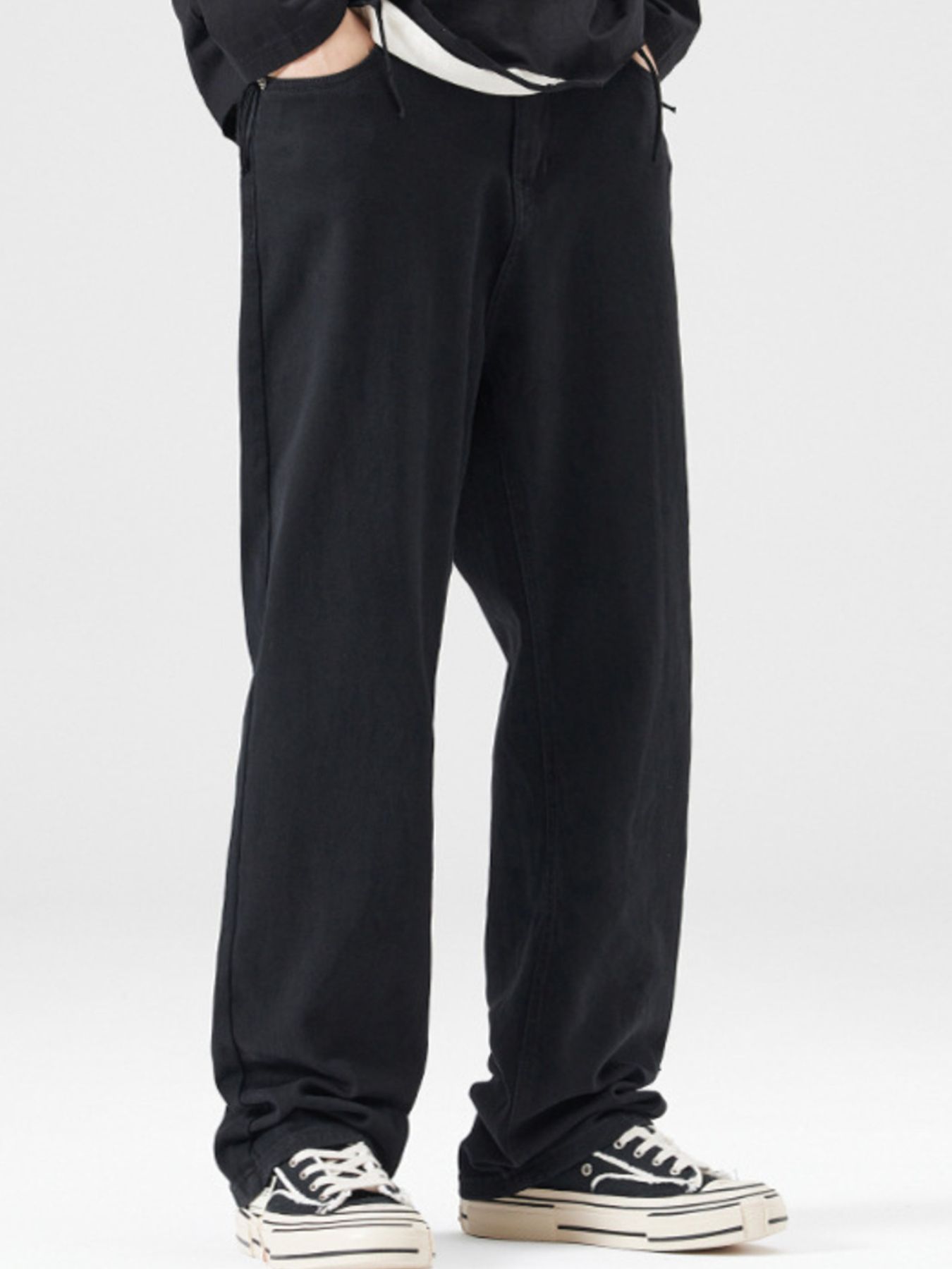 Men's Full Size Wide Leg Jeans Plus Size