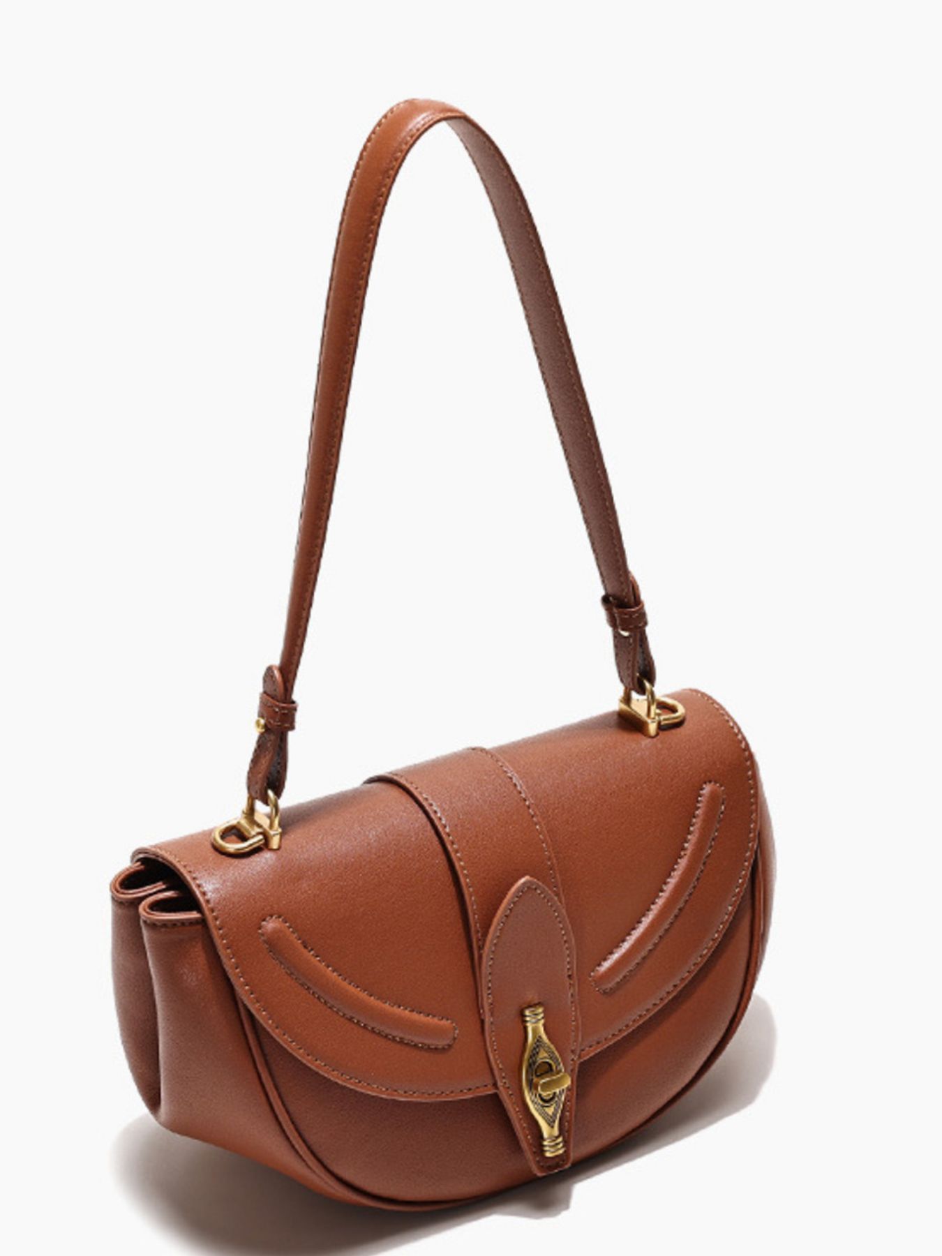 Vintage Saddle Shoulder Bag