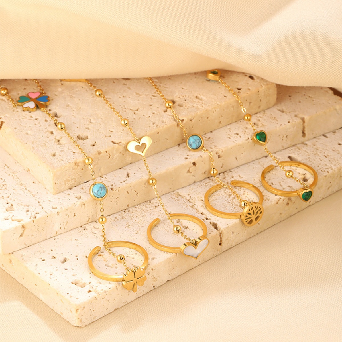 18K Gold-Plated Chain Bracelet