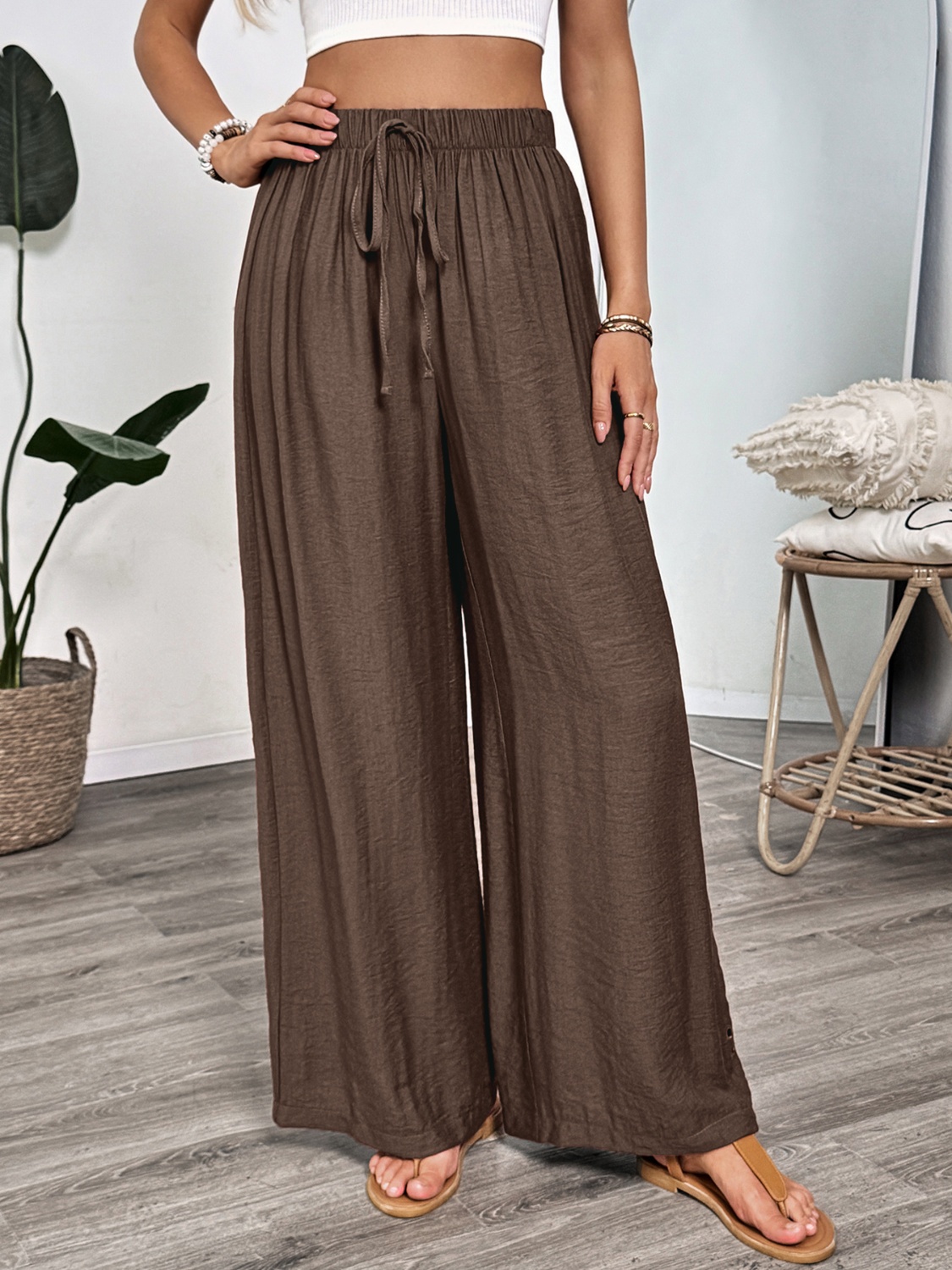 Casual Wide Leg Pants