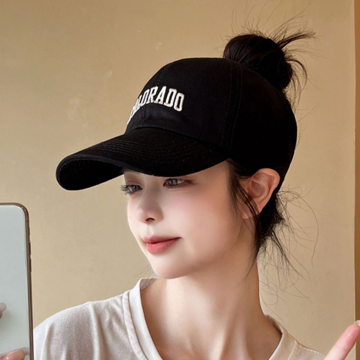 Embroidered Visor Hat 3