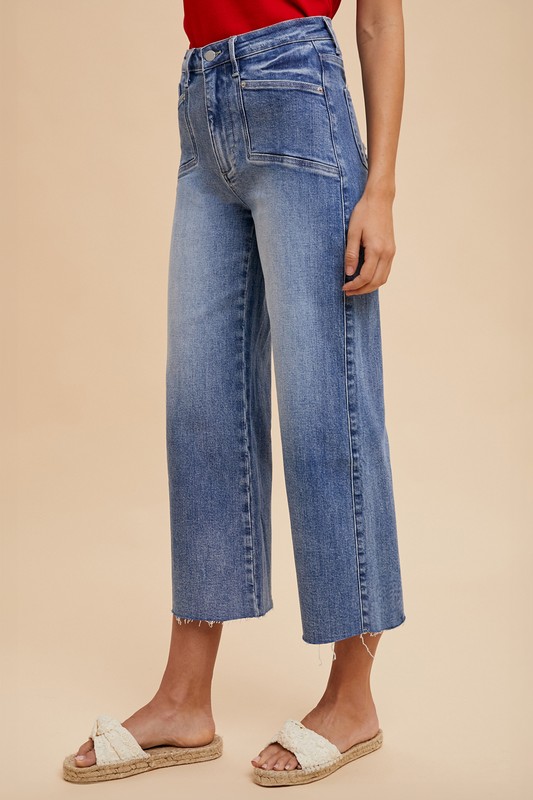 High Rise Wide Leg Jeans