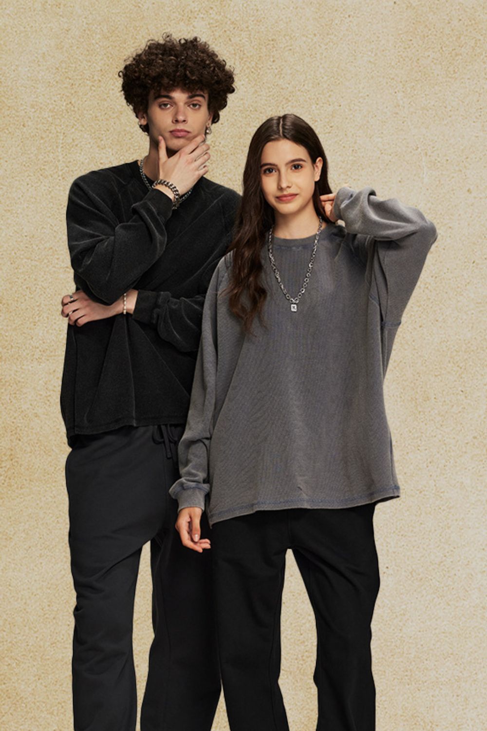 Men's Round Neck Long Sleeve T-Shirt