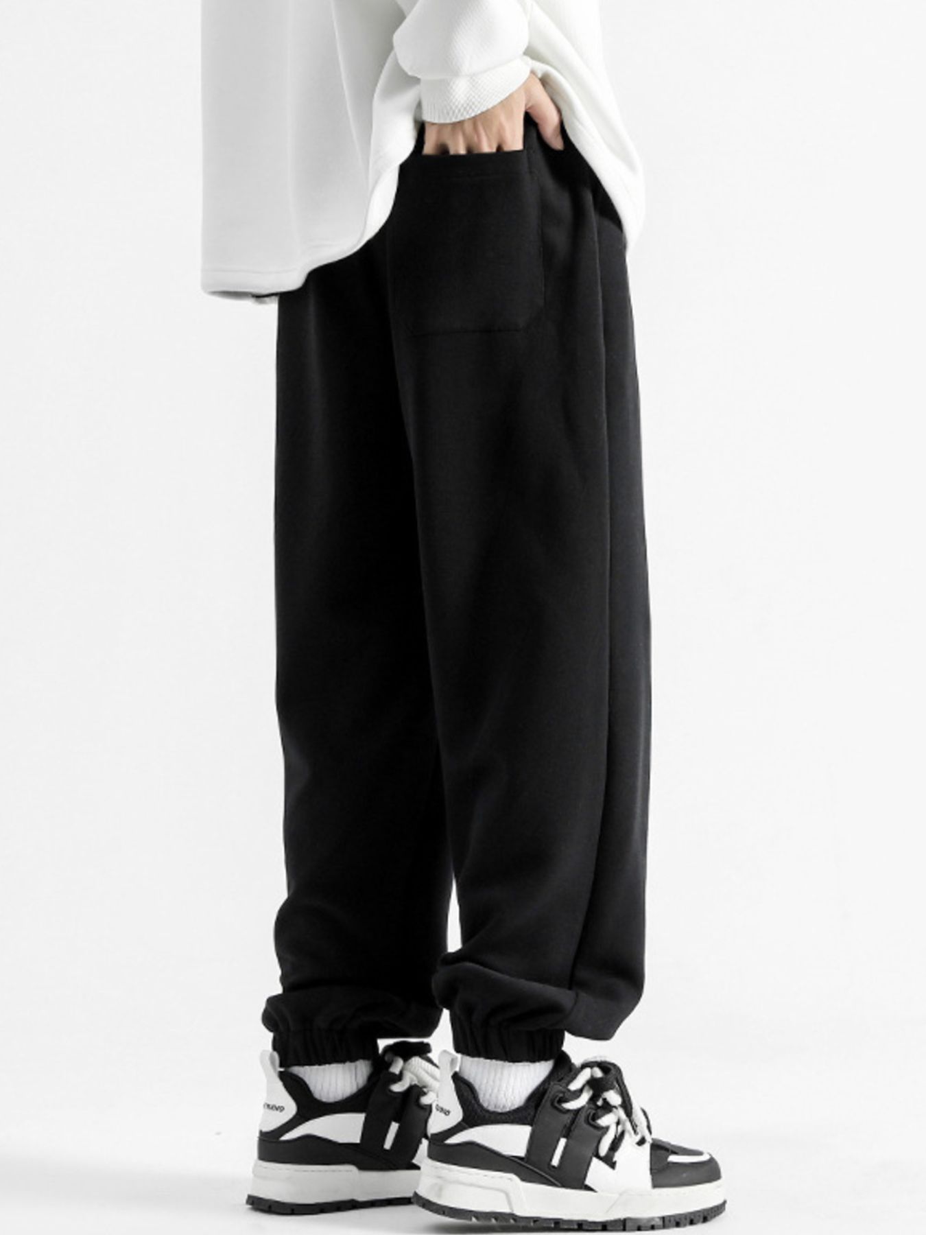 Men's Full Size Relaxed Fit Joggers Plus Size