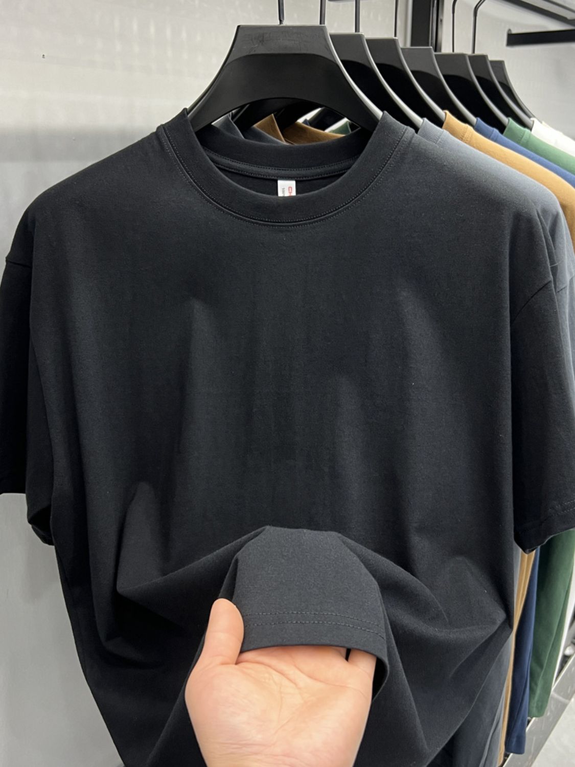 Men's Plus Size Round Neck Short Sleeve T-Shirt