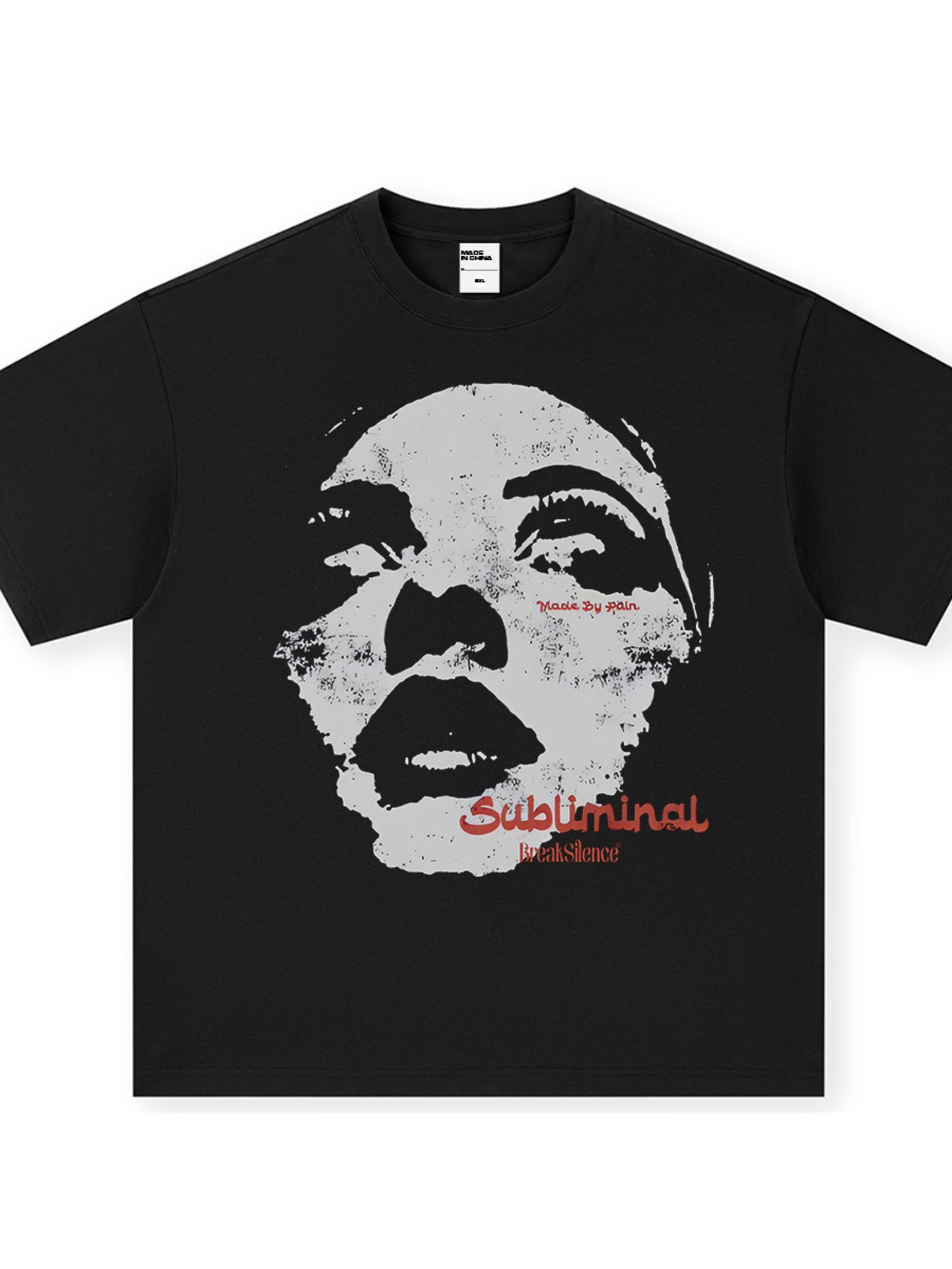 Men's Graphic Round Neck Oversized T-Shirt