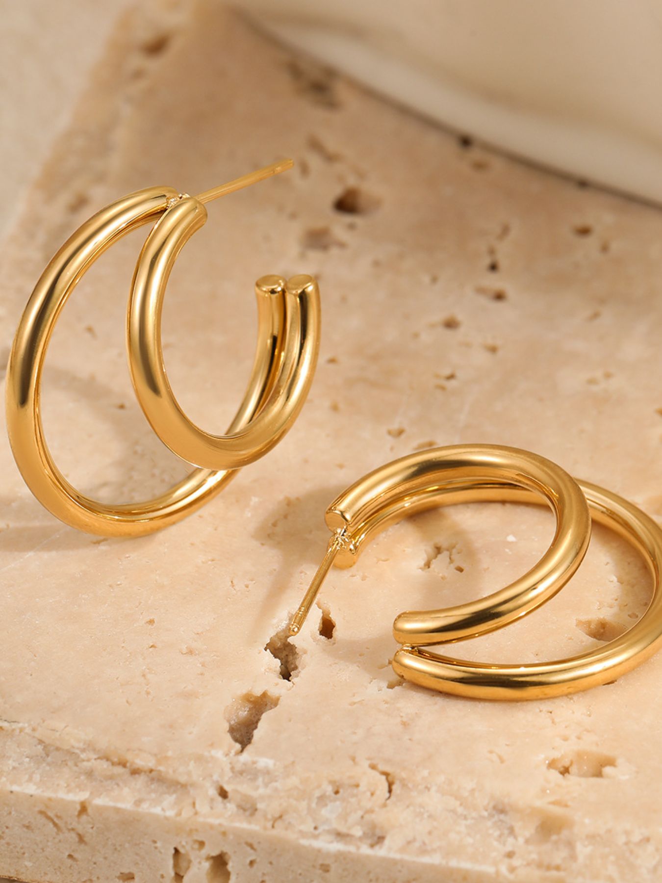 Stainless Steel Hoop Earrings