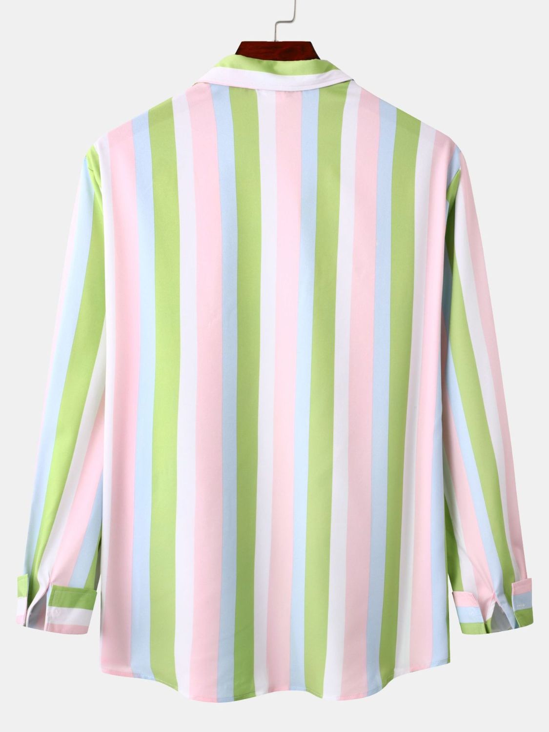 Men's Striped Collared Neck Shirt