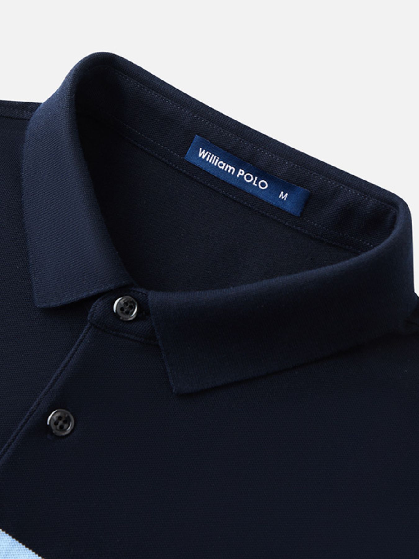 Men's Plus Size Classic Color Block Short Sleeve Polo Shirt