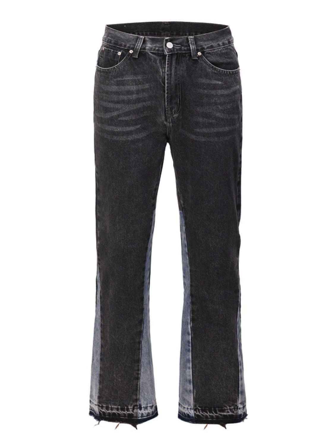 Men's Washed Bootcut Jeans