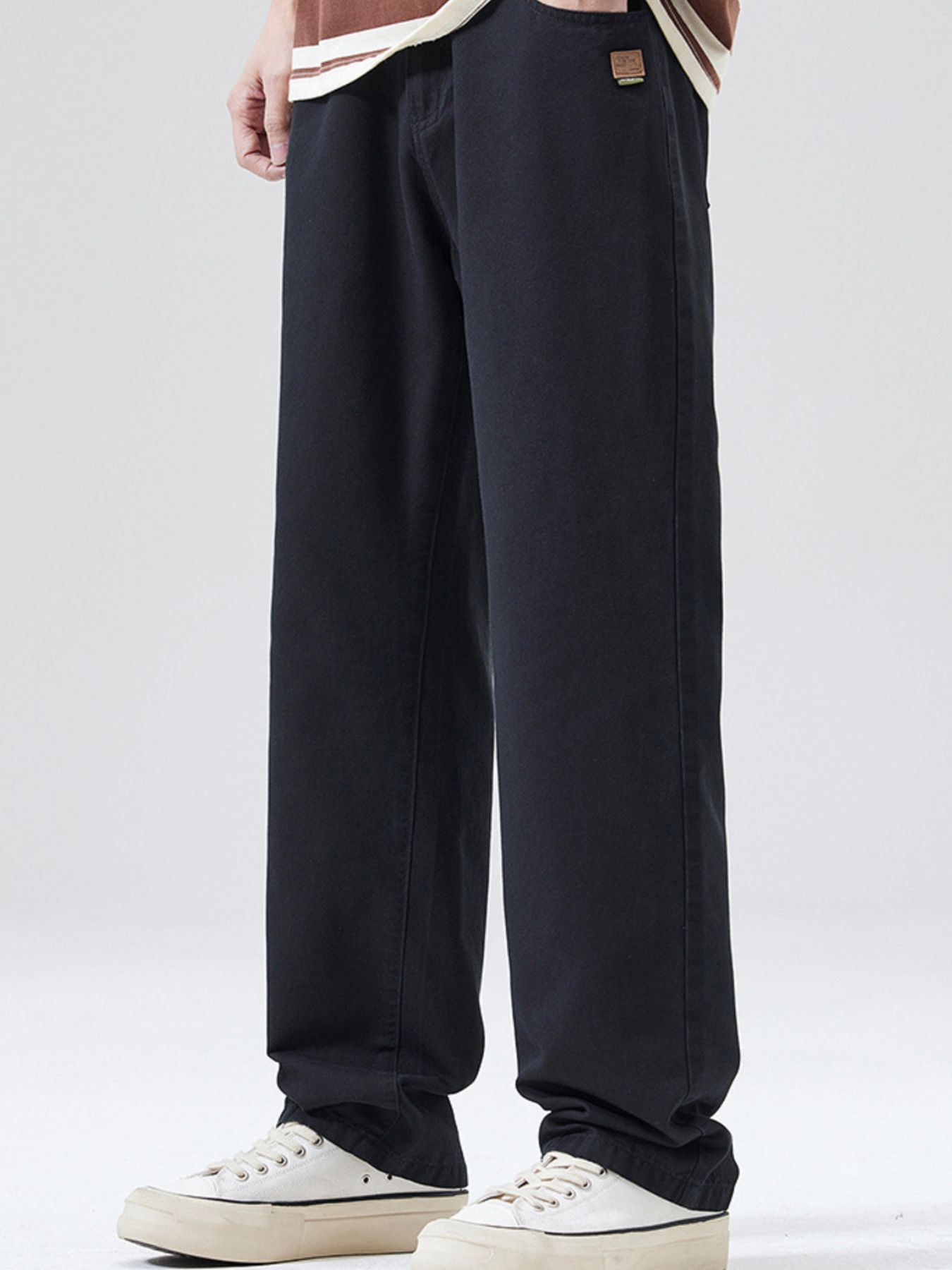 Men's Full Size Wide Leg Pants Plus Size