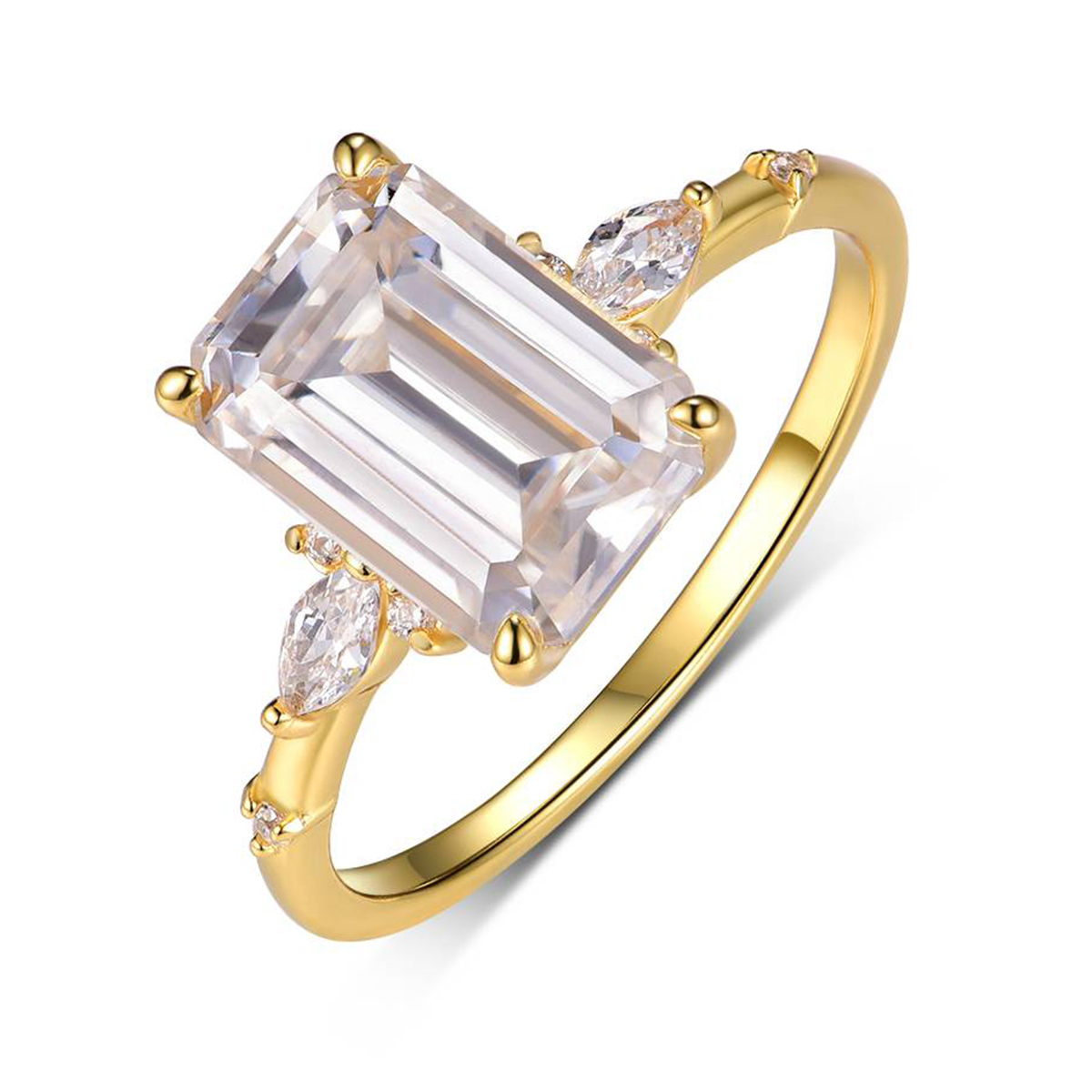 3.5 Carat Moissanite 925 Sterling Silver Ring