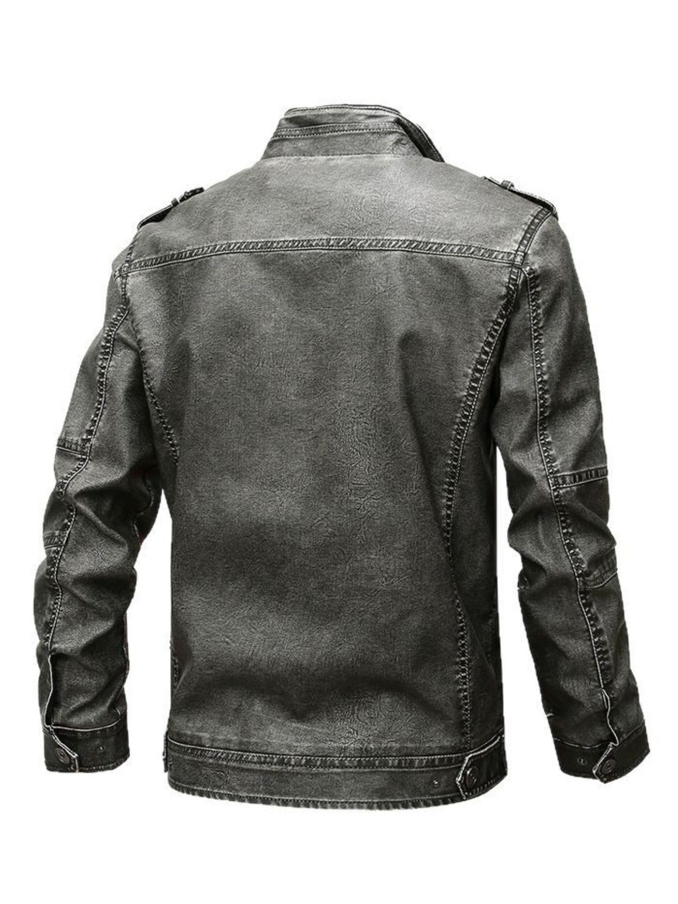 Men's Full Size Zip Up Long Sleeve Jacket Plus Size