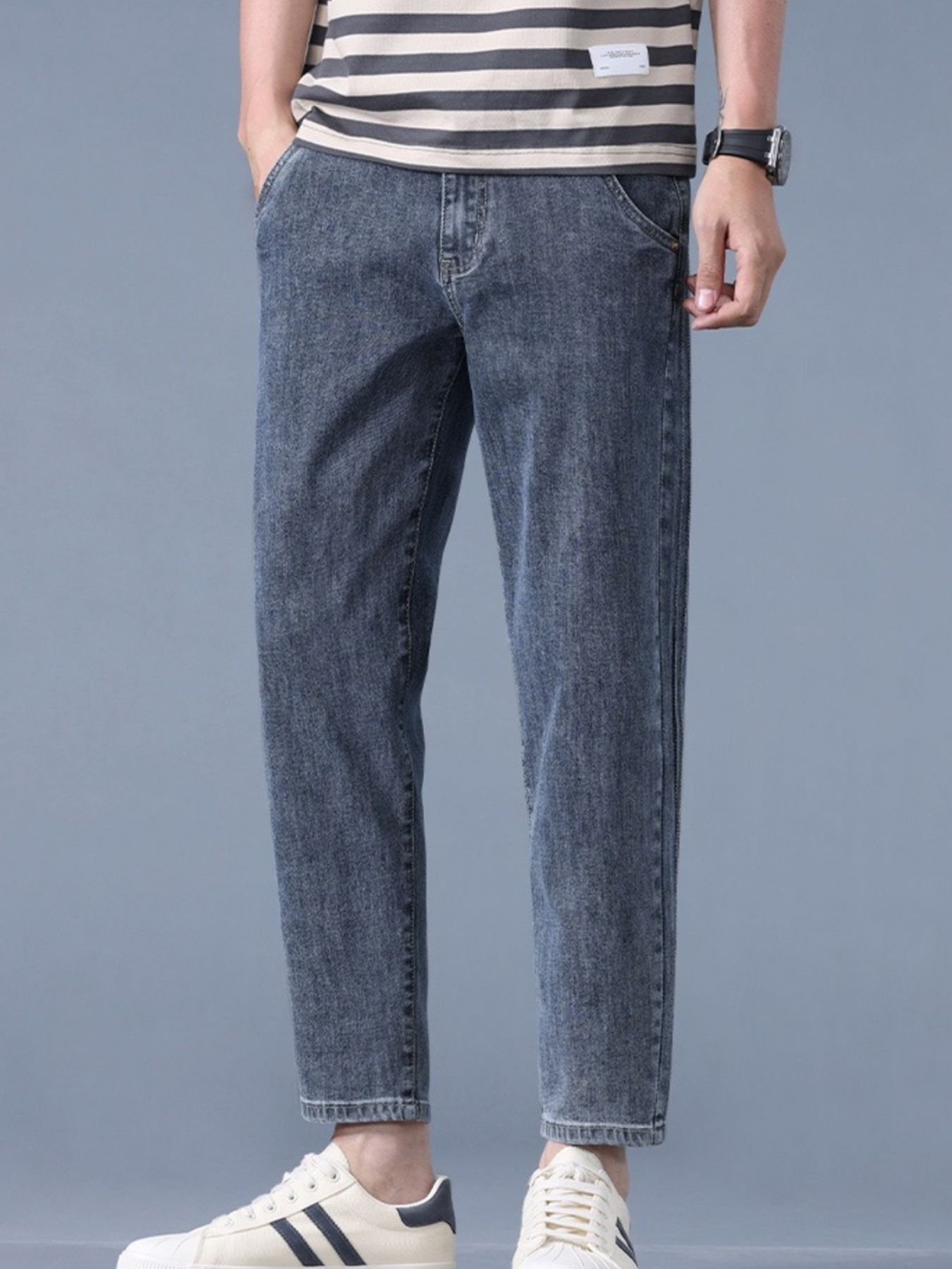 Men's Washed Relaxed Fit Jeans