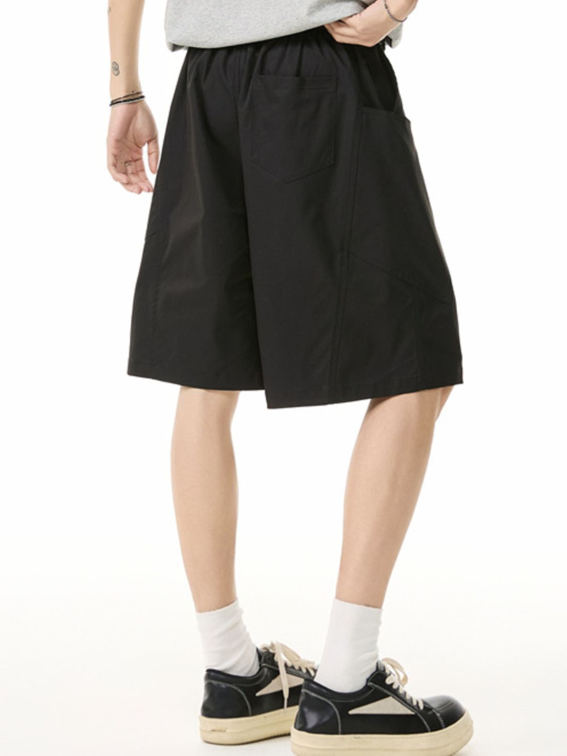 Men's Plus Size Drawstring Casual Shorts