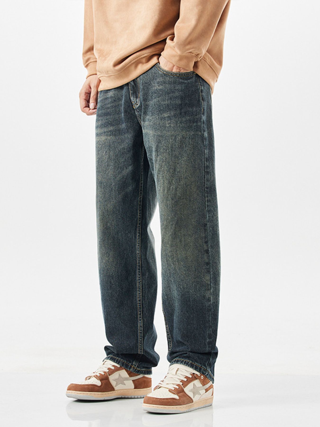 Men's Wide Leg Jeans