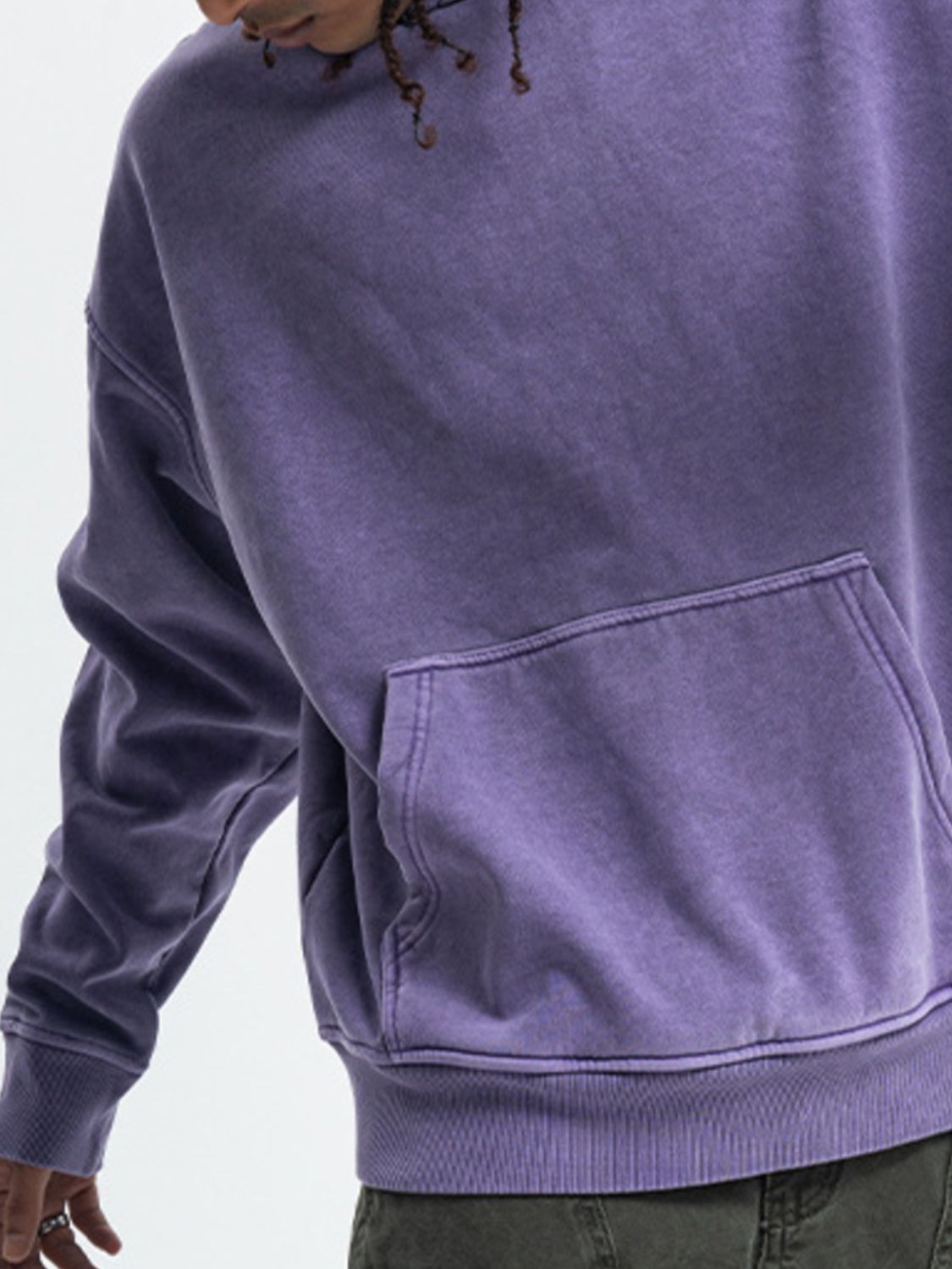 Men's Vintage Wash Long Sleeve Hoodie