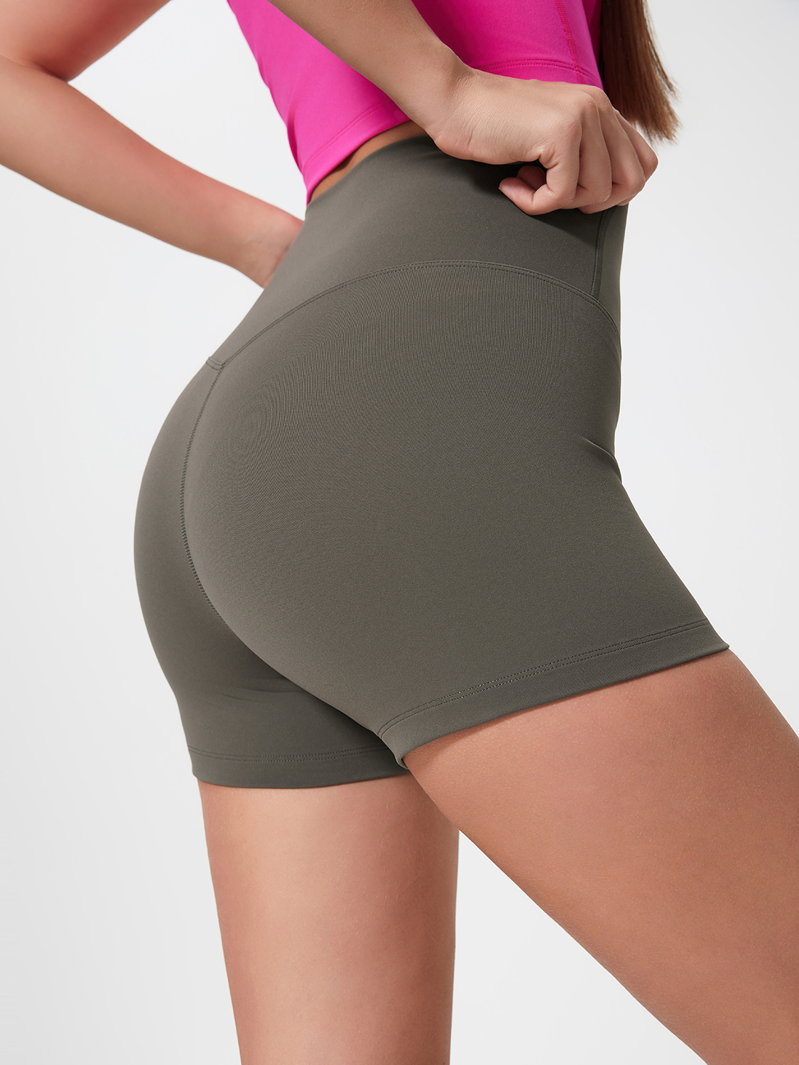 High Waist Active Shorts