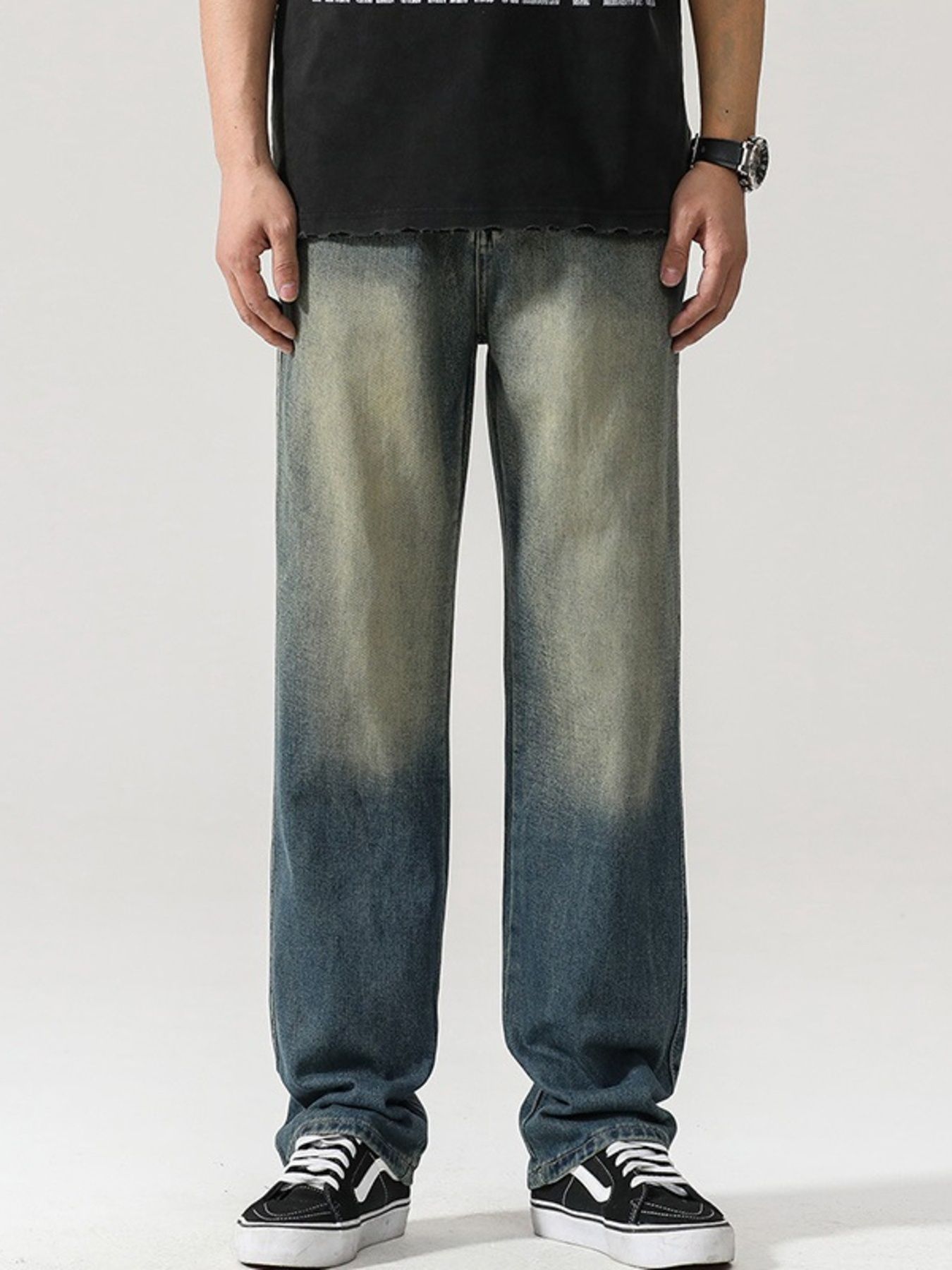 Men's Wide Leg Jeans