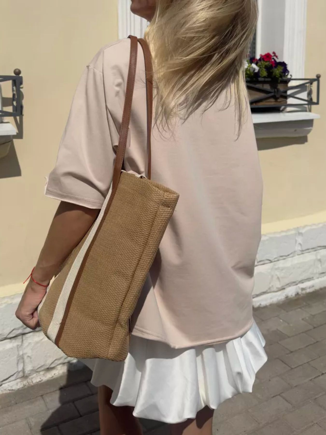 Round Neck Half Sleeve Oversized T-Shirt