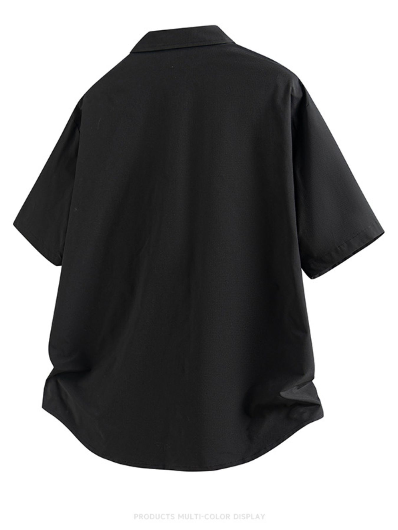 Men's Full Size Snap Down Short Sleeve Shirt Plus Size