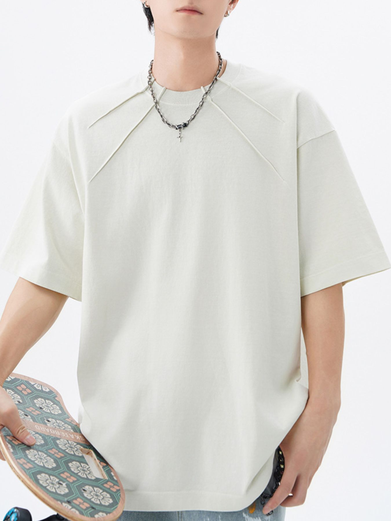 Men's Plus Size Round Neck Short Sleeve T-Shirt