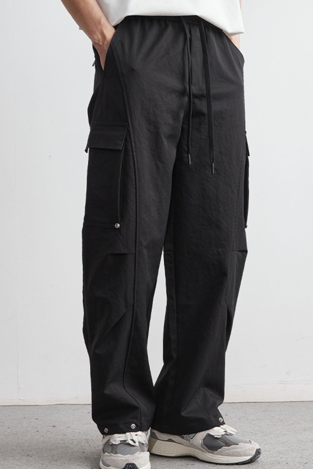 Men's Full Size Wide Leg Cargo Pants Plus Size