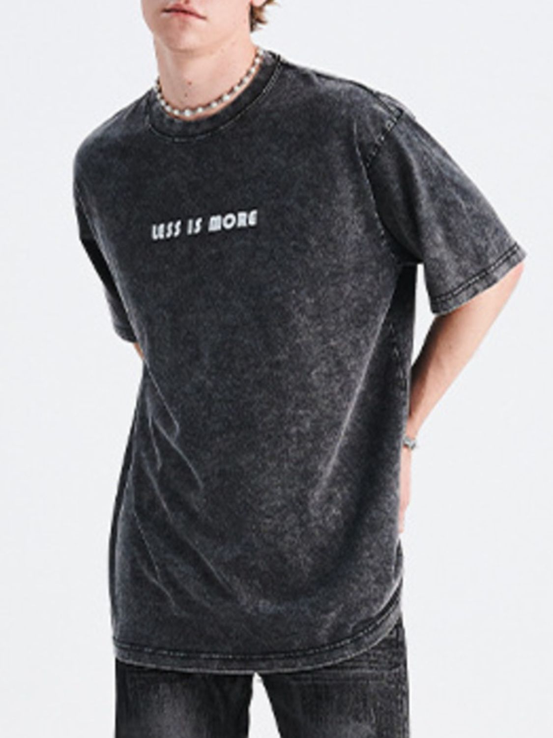 Men's Graphic Round Neck Short Sleeve T-Shirt