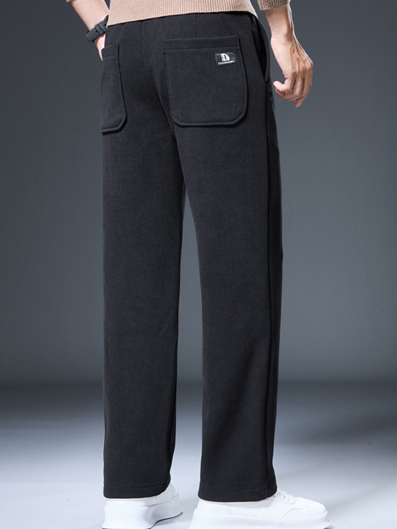 Men's Plus Size Drawstring Casual Pants