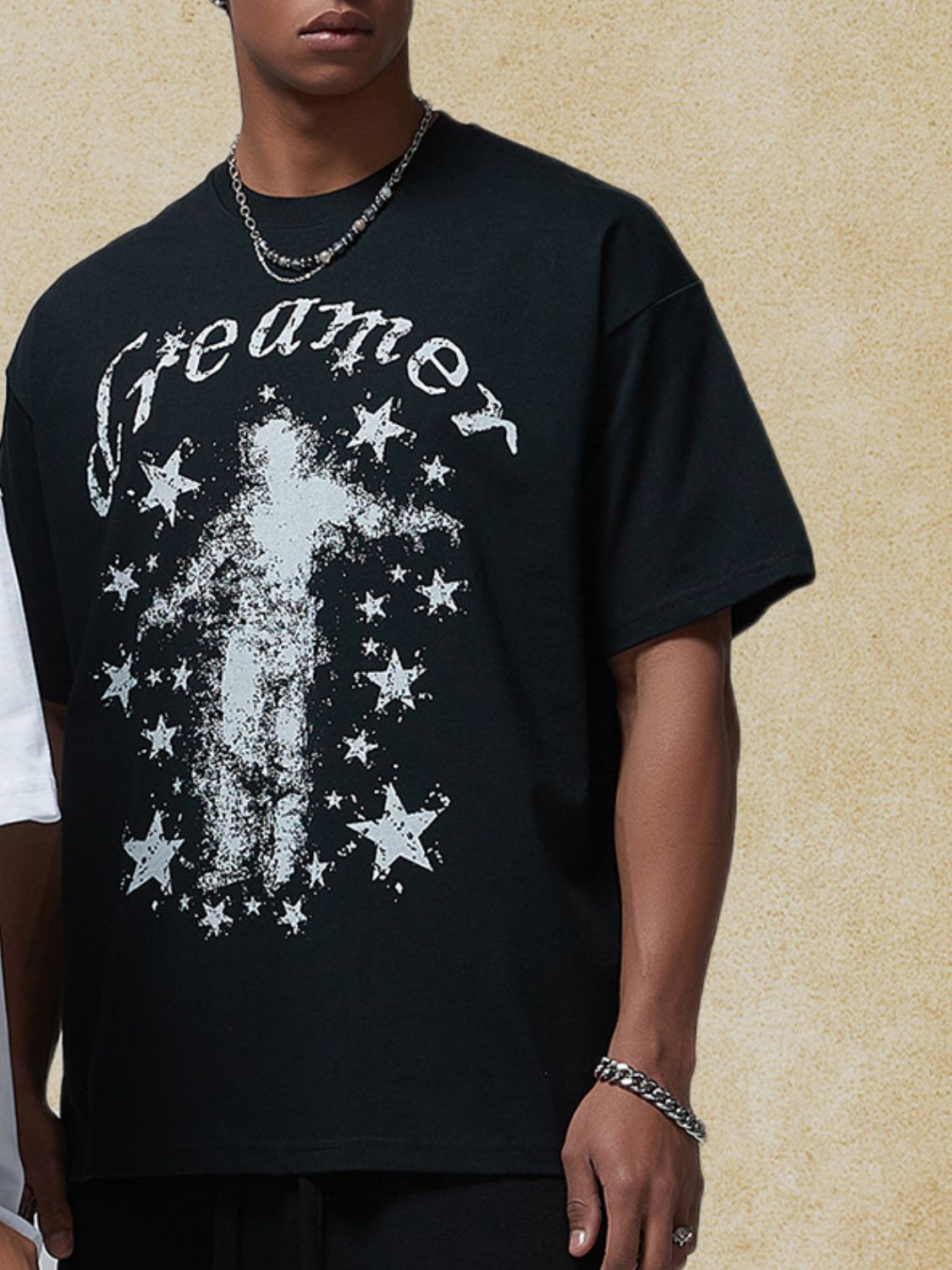 Men's Graphic Round Neck Half Sleeve T-Shirt