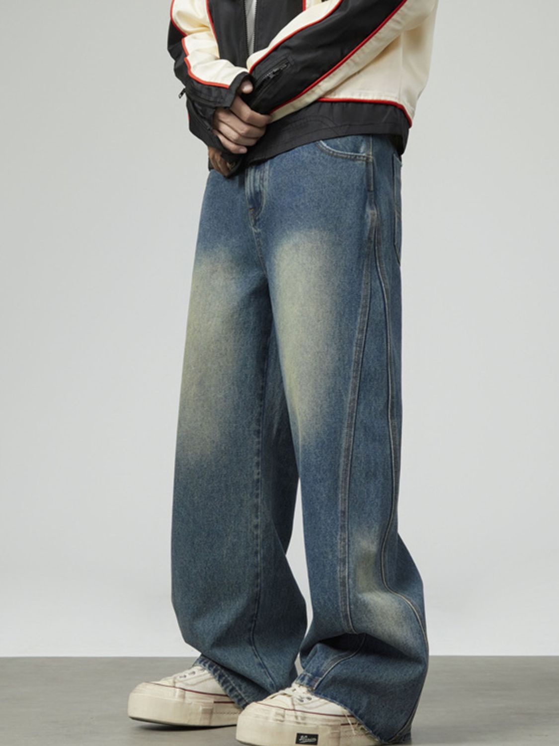 Men's Wide Leg Jeans