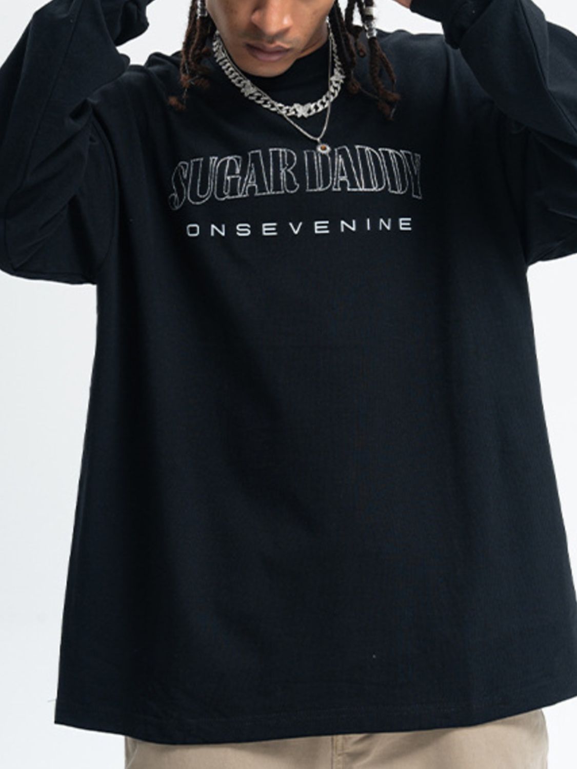 Men's Round Neck Letter Graphic T-Shirt