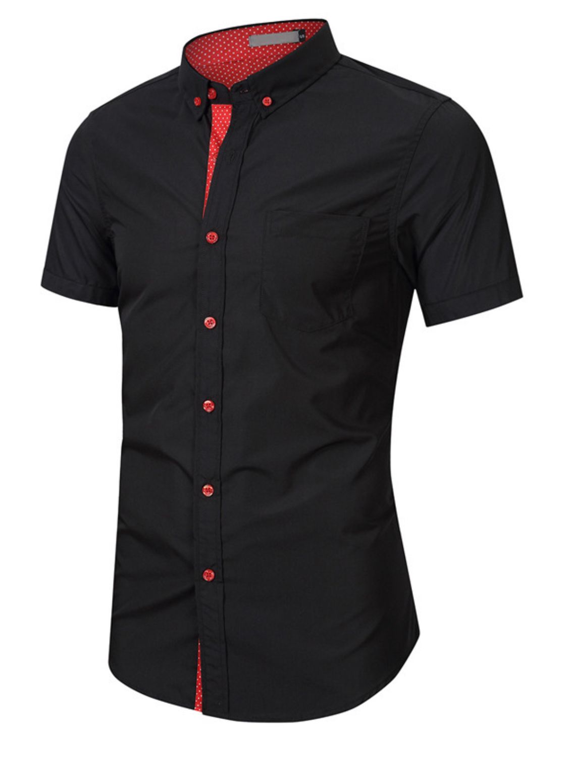 Men's Button Up Short Sleeve Shirt