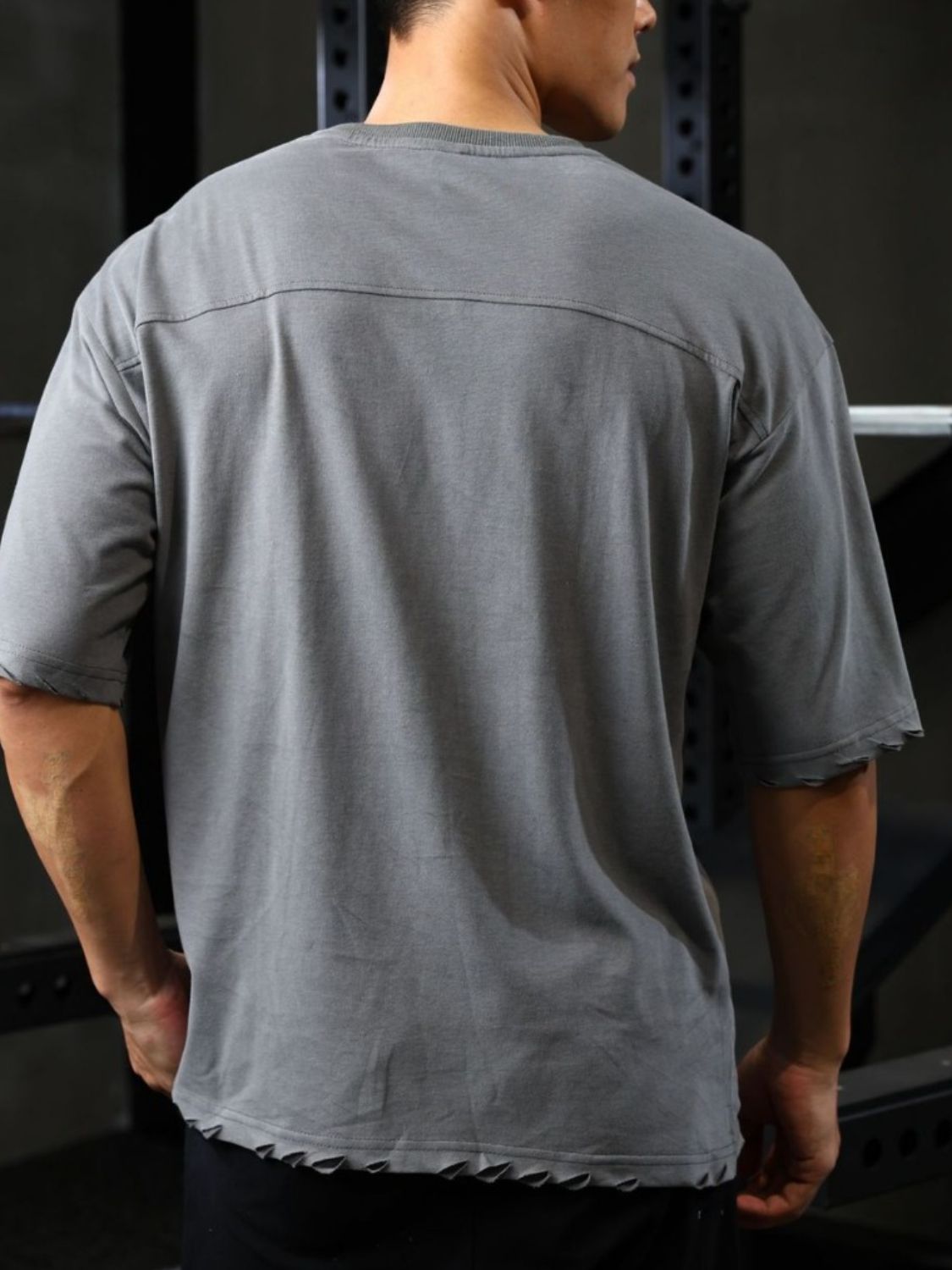 Men's Plus Size Round Neck Half Sleeve T-Shirt