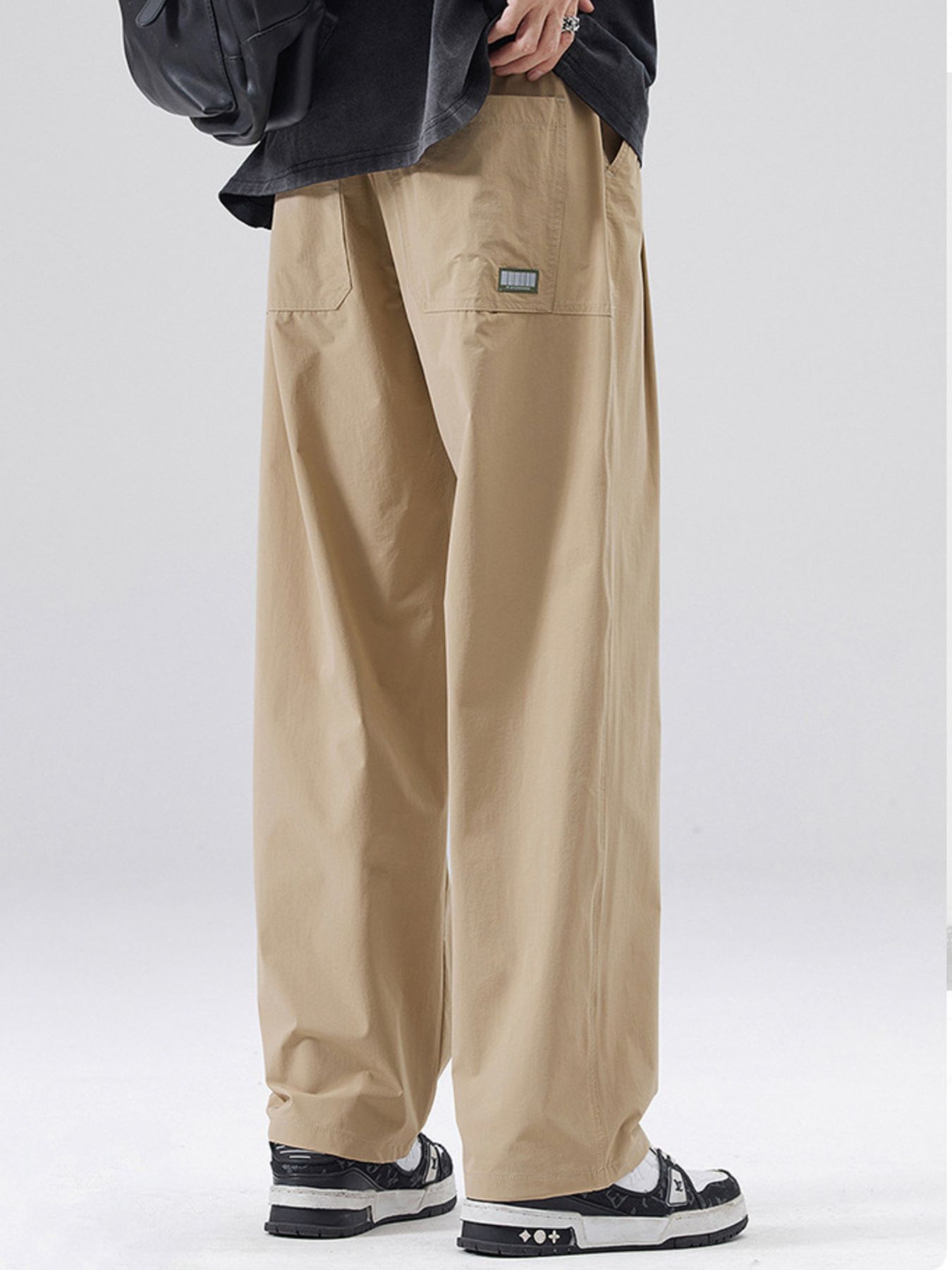 Men's Full Size Wide Leg Casual Pants Plus Size