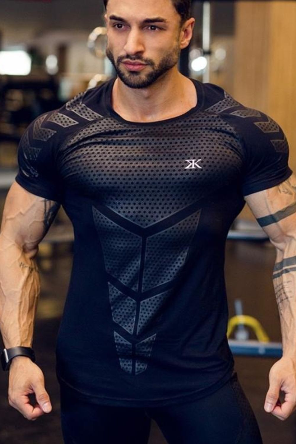 Men's Plus Size Round Neck Short Sleeve T-Shirt