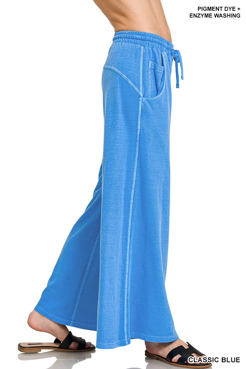 French Terry Pigment Dye & Enzyme Wash Pants