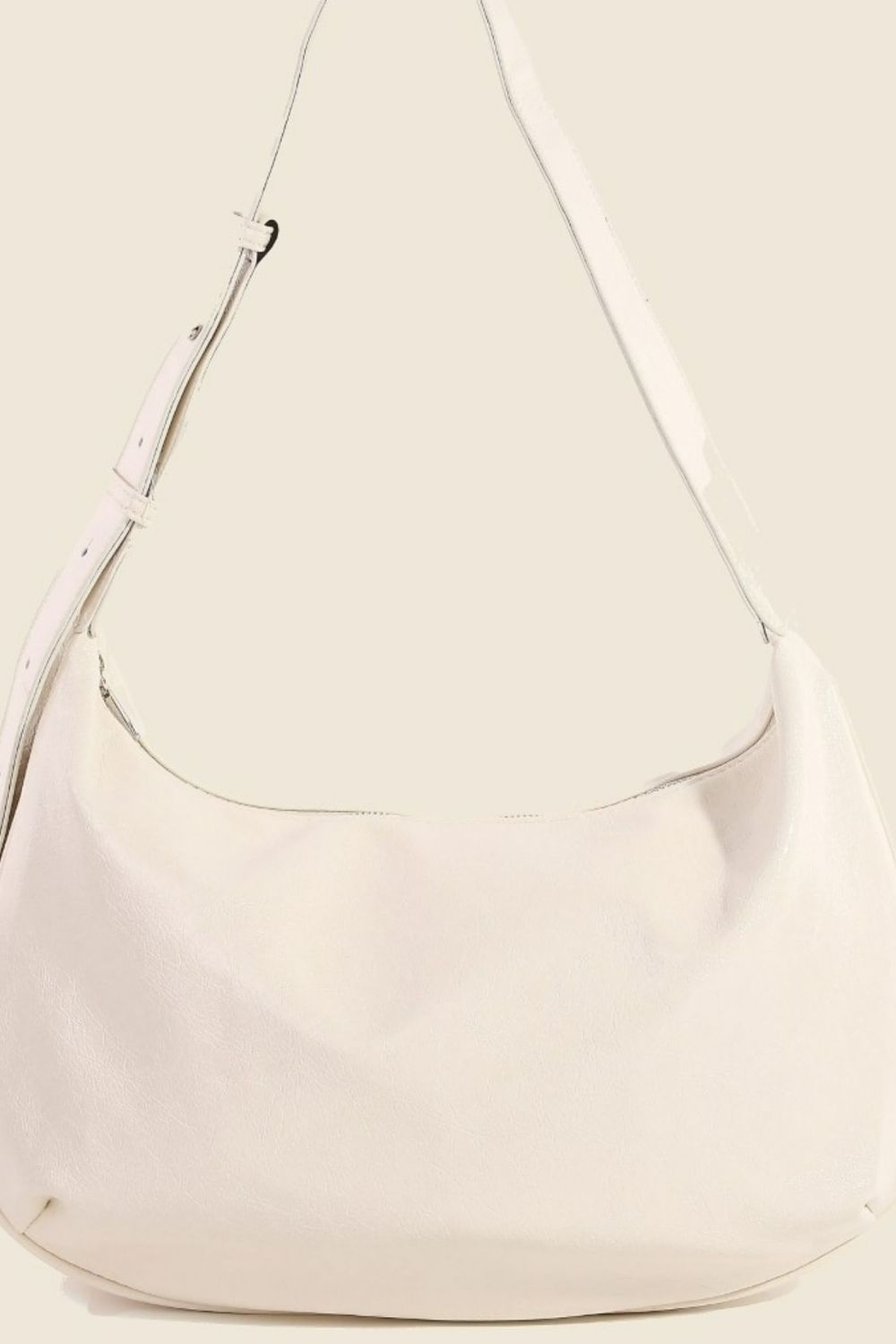 Fame Faux Leather Hobo Crescent Shoulder Bag