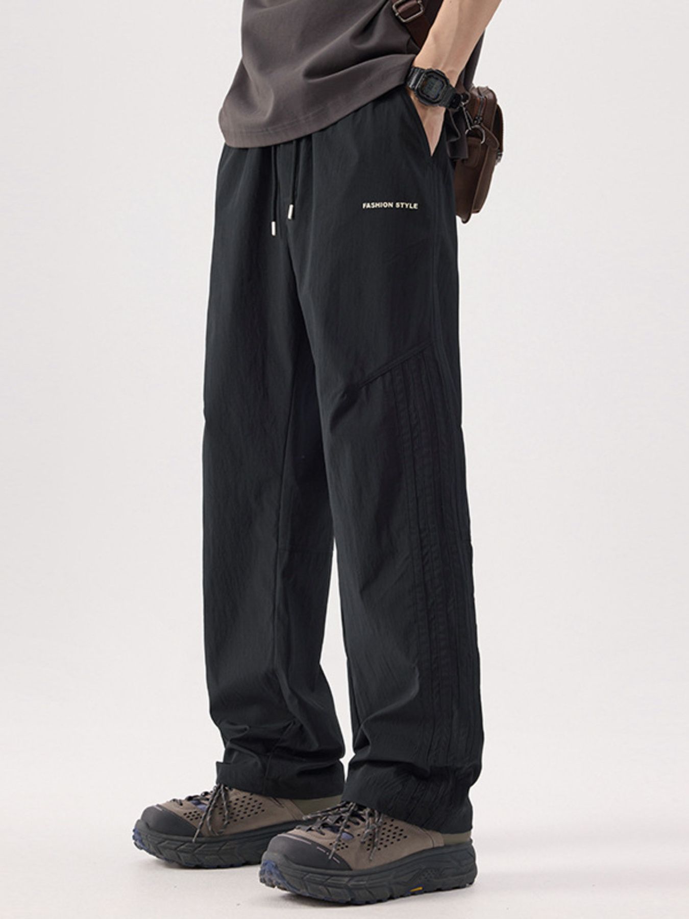 Men's Plus Size Wide Leg Pants