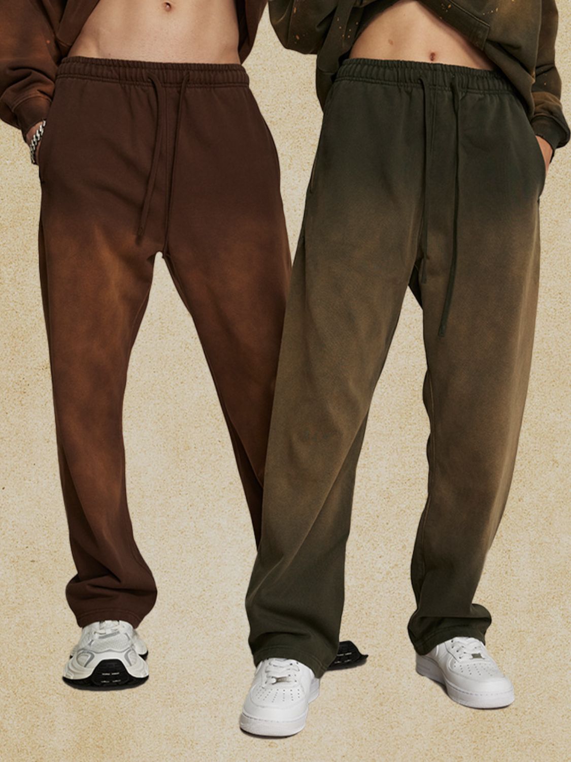 Men's Drawstring Baggy Pants