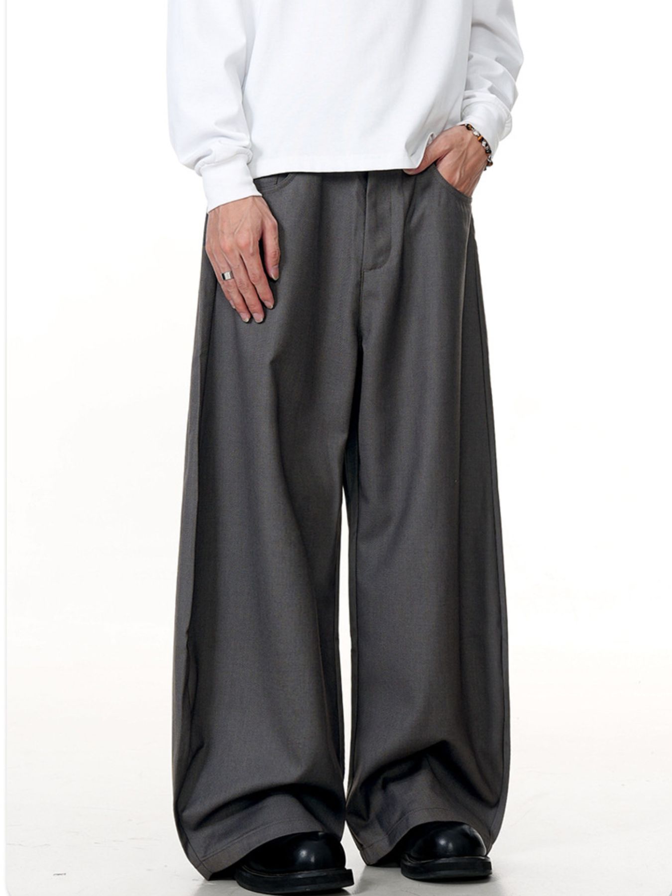 Men's Wide Leg Relaxed Fit Casual Pants