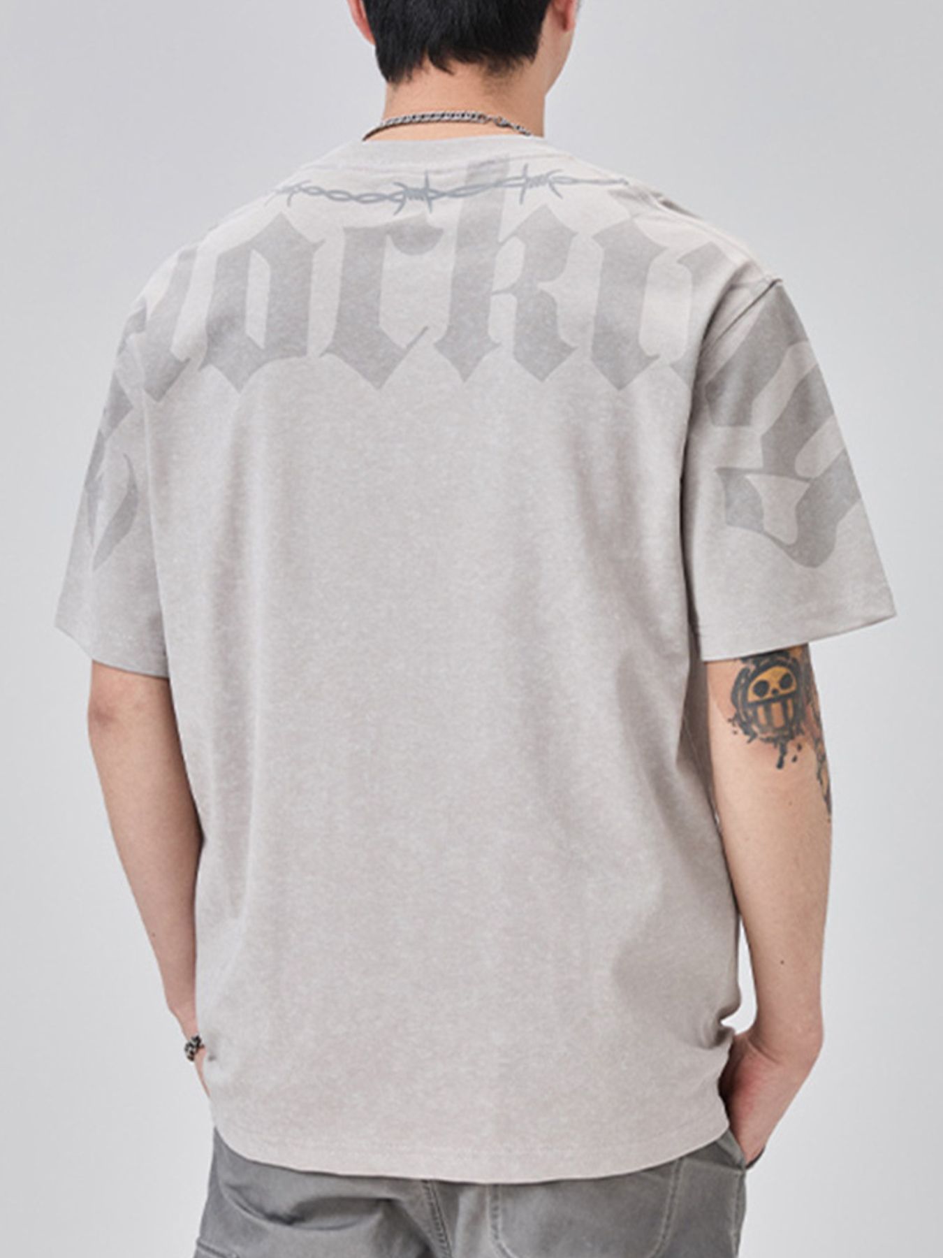 Men's Plus Size Round Neck Short Sleeve T-Shirt