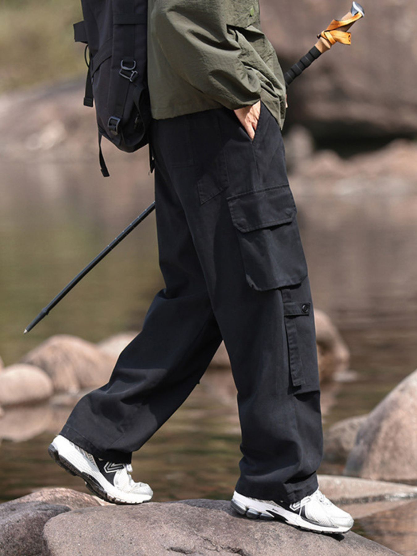 Men's Plus Size Relaxed Fit Cargo Pants